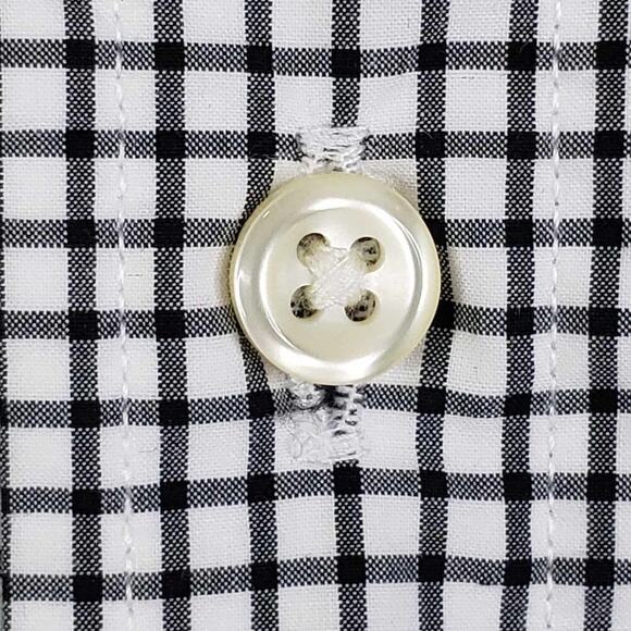 Polo Ralph Lauren Oxford Shirt Mens Size XL Black Gingham Plaid LS Button Down - Picture 5 of 13